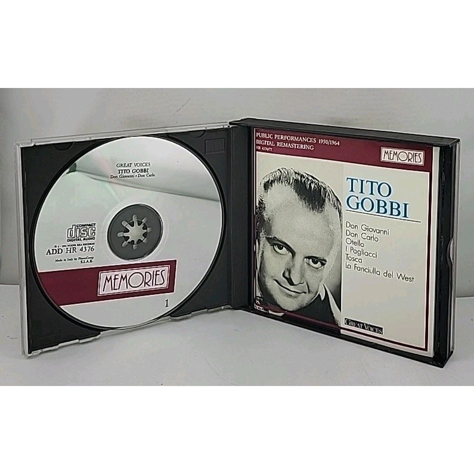 Tito Gobbi - Great Voices 2 CD Set