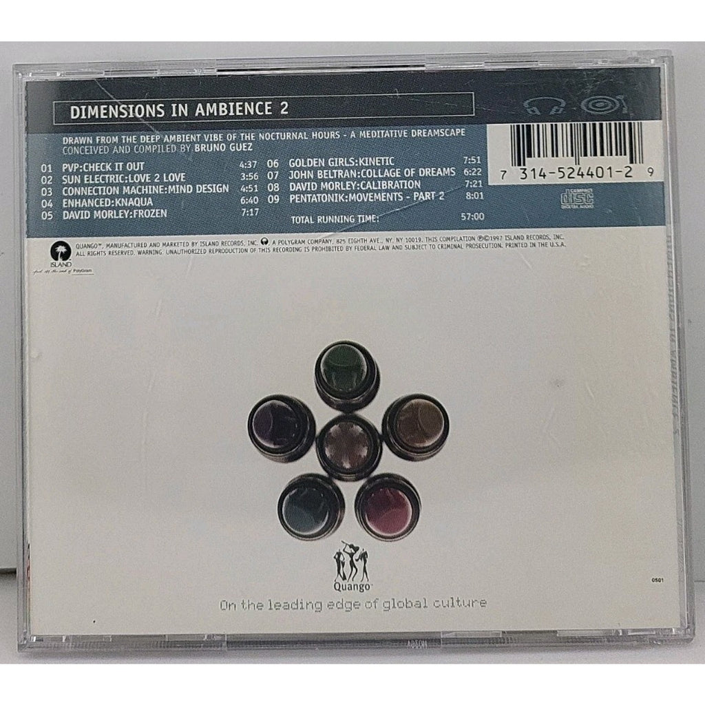 Dimensions in Ambience, Vol. 2 by Various Artists (CD, Sep-2004, PolyGram)
