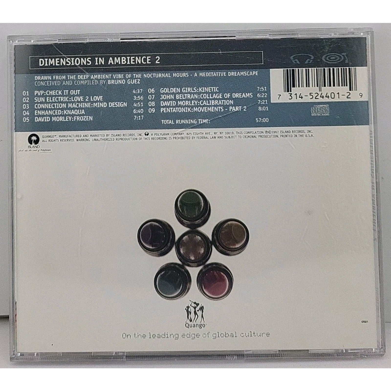 Dimensions in Ambience, Vol. 2 by Various Artists (CD, Sep-2004, PolyGram)