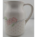 Sango #3793 Rose Chintz Ceramic Pitcher / Vase 6" Made In Taiwan