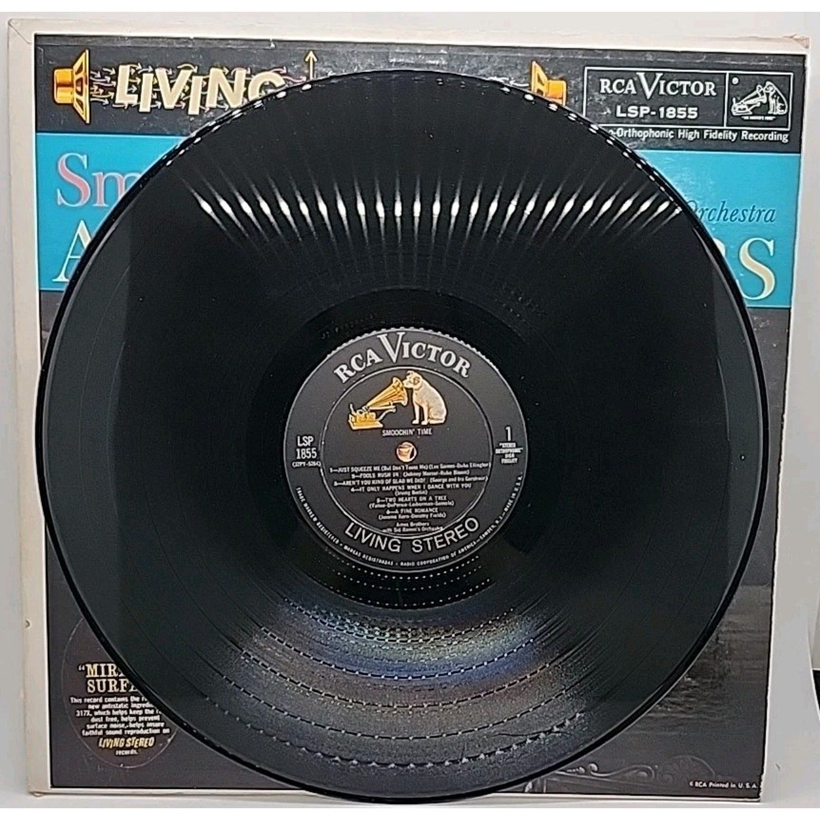 The Ames Brothers With Sid Ramin And His Orchestra - Smoochin' Time - RCA Victor