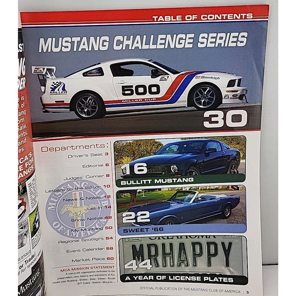 Mustang Times Magazine January 2008 Vol. 32 No. 1