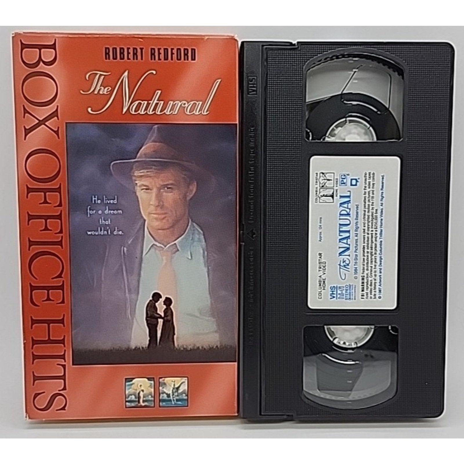 The Natural (VHS, 2000, Closed captioned Box Office Hits)