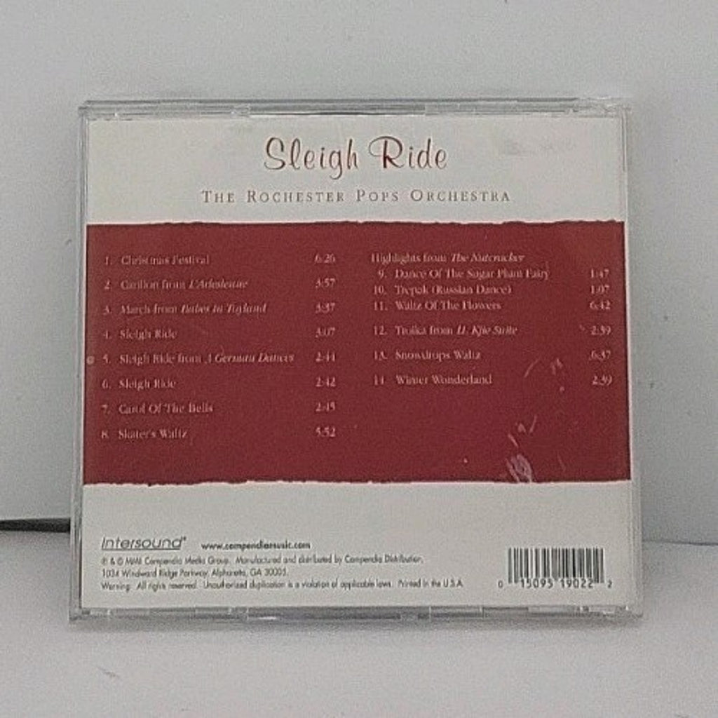 Sleigh Ride by Rochester Pops Orchestra (CD, 2003)