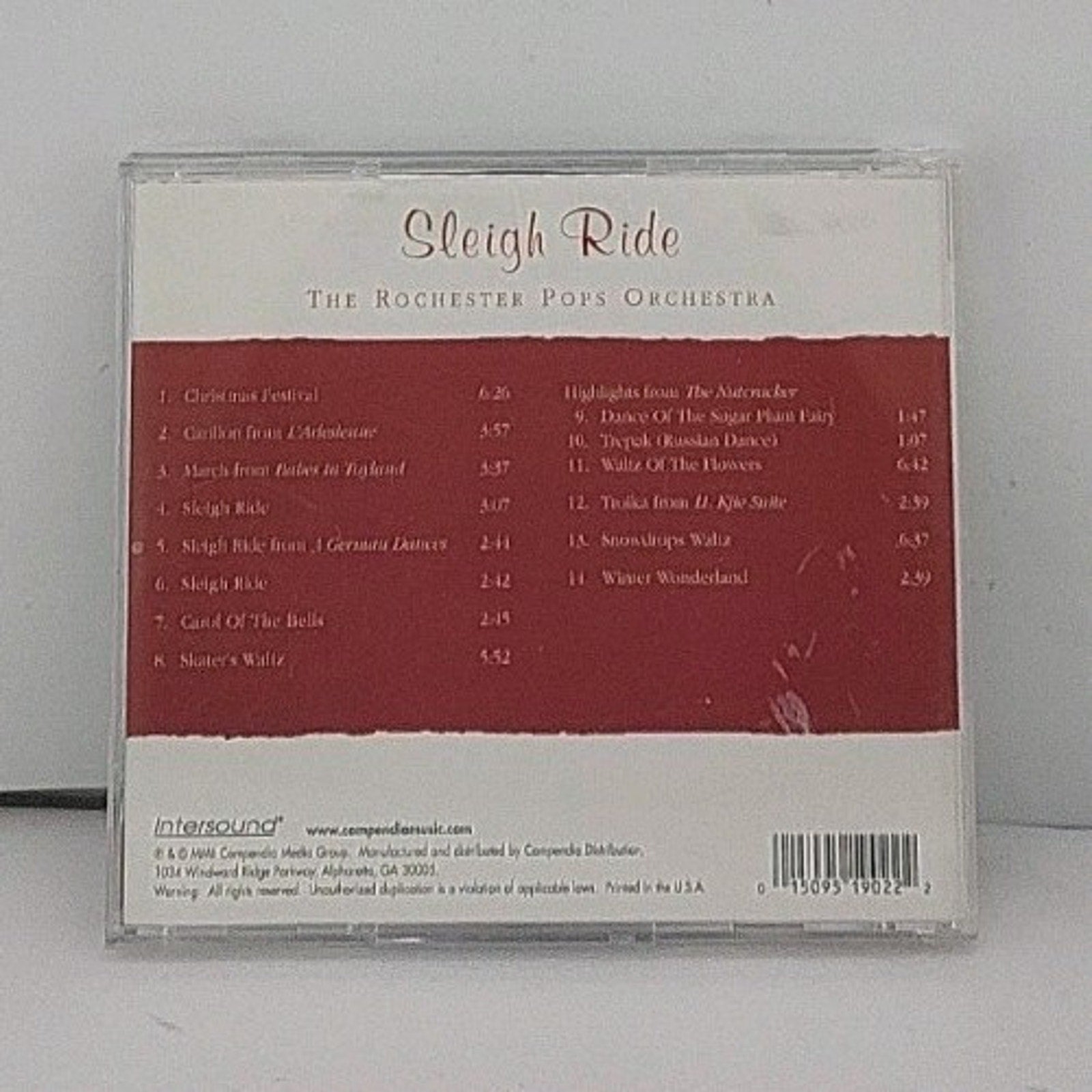 Sleigh Ride by Rochester Pops Orchestra (CD, 2003)