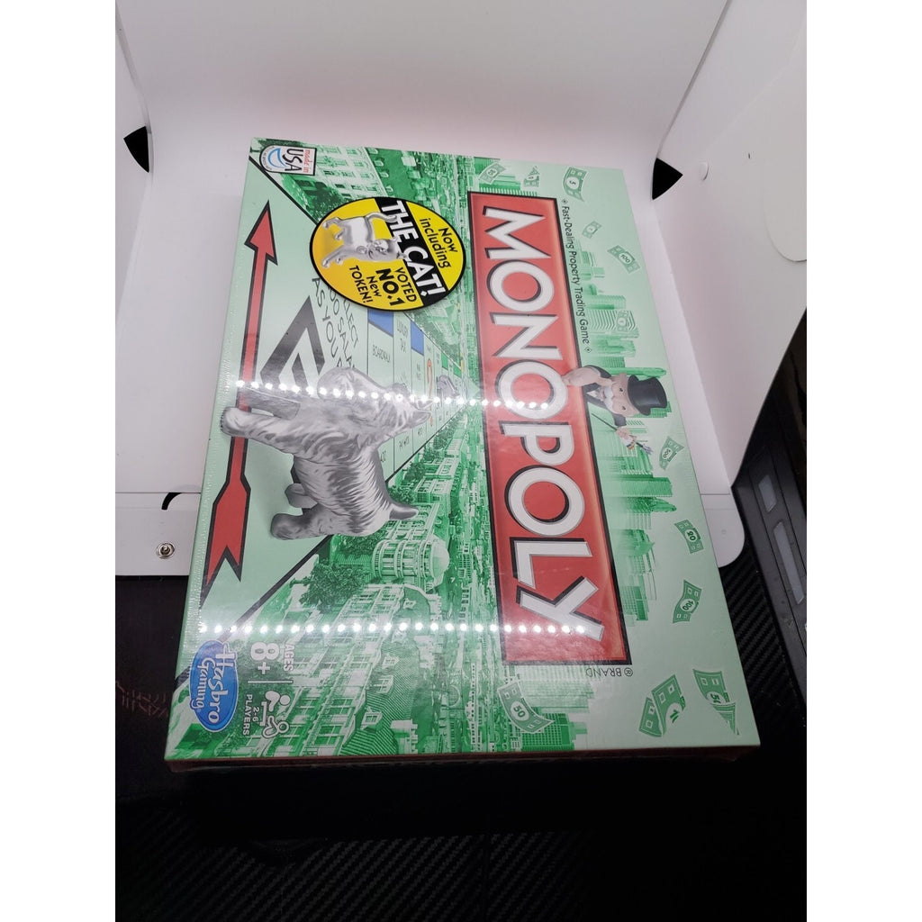 Monopoly Board Game Classic WELCOME THE CAT Token 2014 *New* Factory Sealed