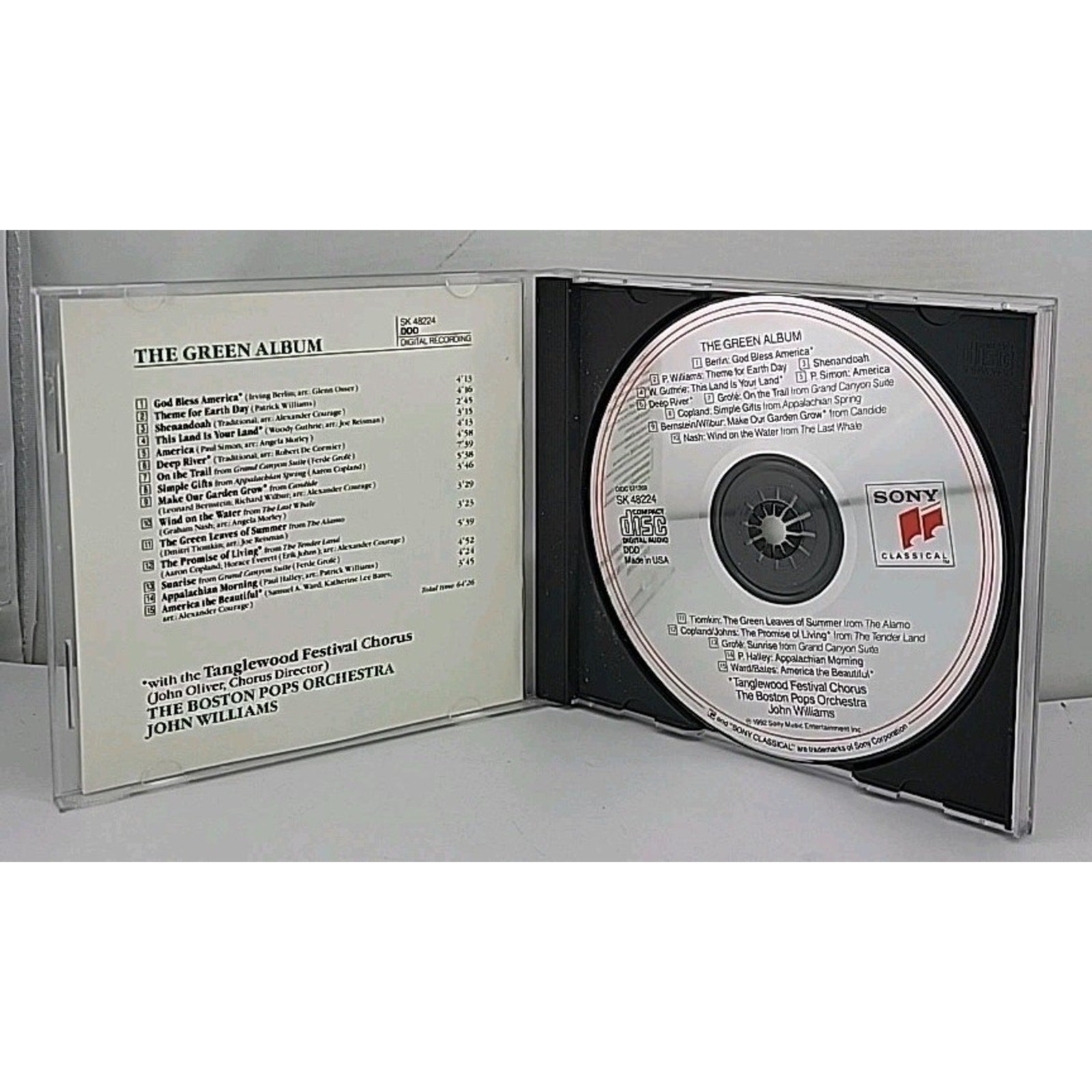 Green Album by John Williams (CD, 1992)