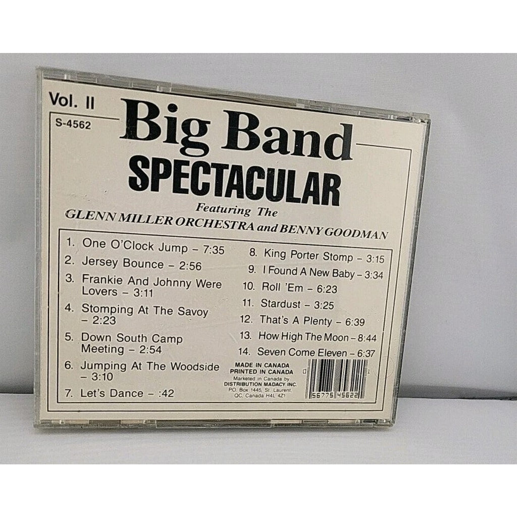 Big Band Spectacular Vol. II CD Glenn Miller Benny Goodman Jazz