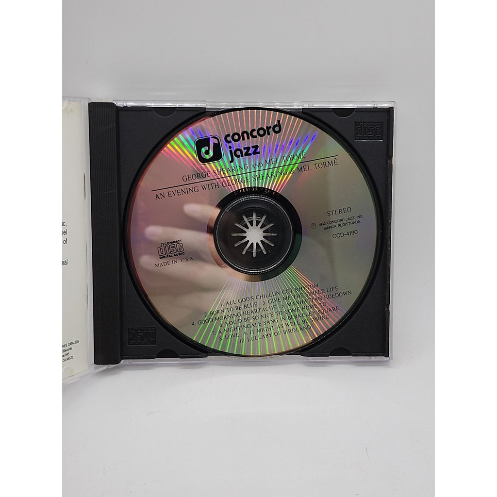 Evening with George Shearing & Mel Torme by George Shearing (CD, 1990)