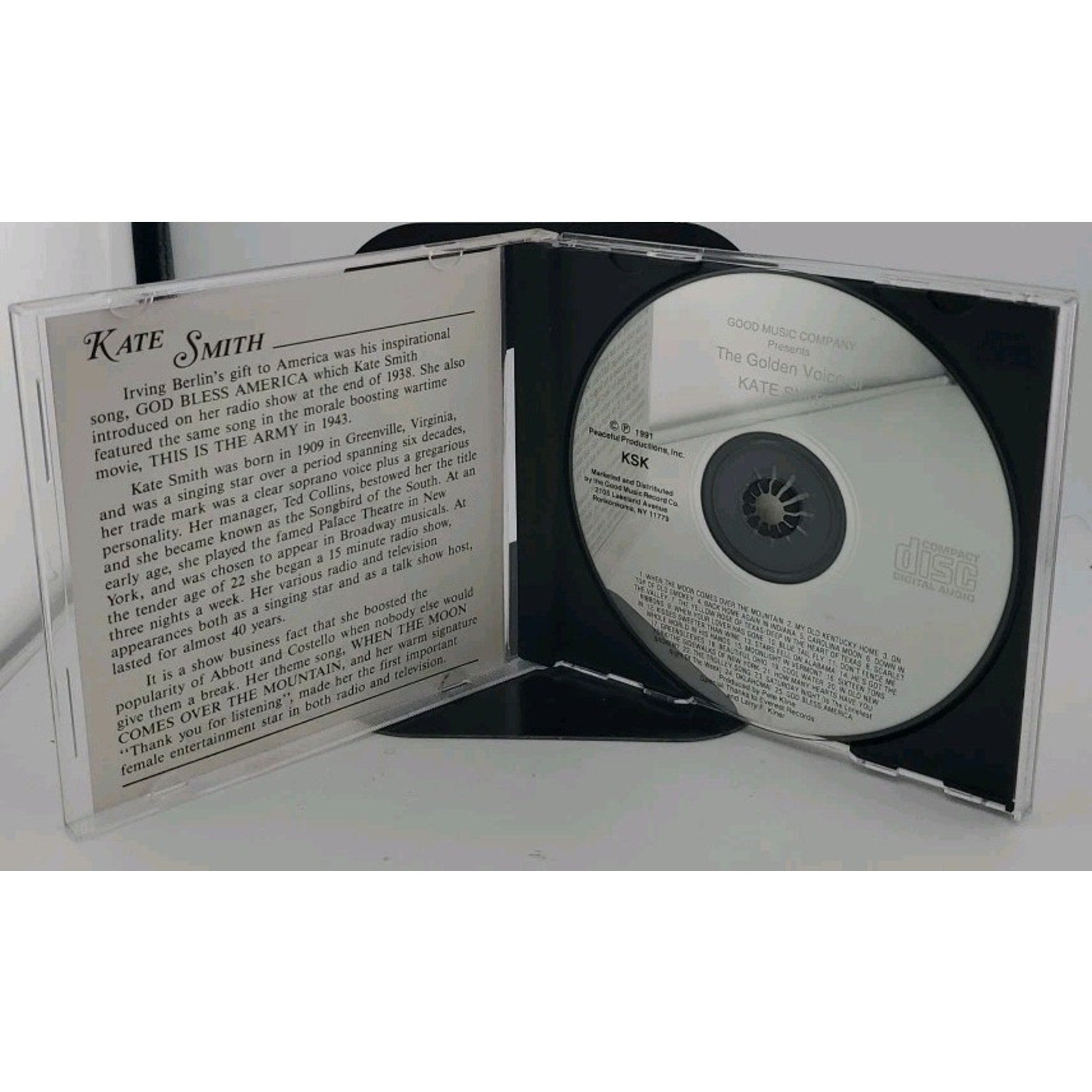 The Golden Voice of Kate Smith (CD, 1991 Peaceful Prod)