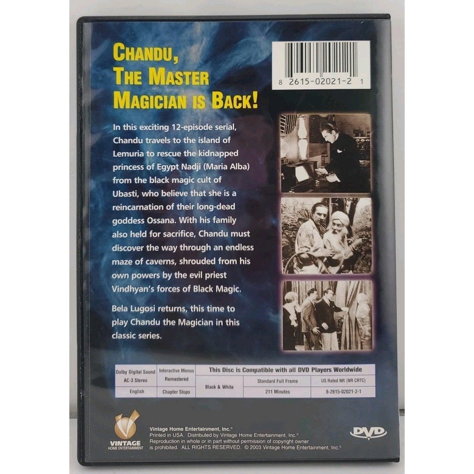 The Return of Chandu (DVD, 2003)