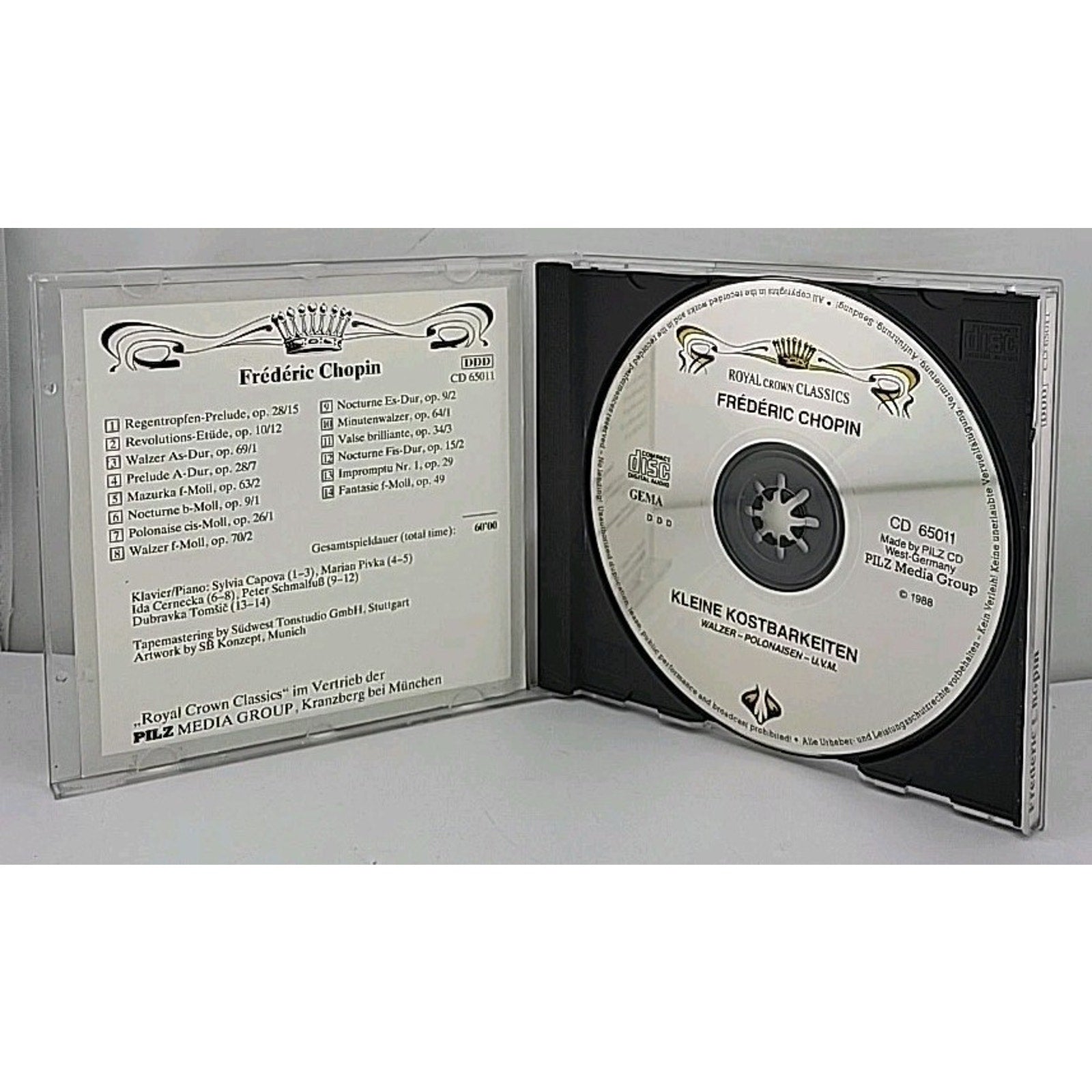 Royal Crown Classics Frederic Chopin Kleine Kostbarkeiten CD