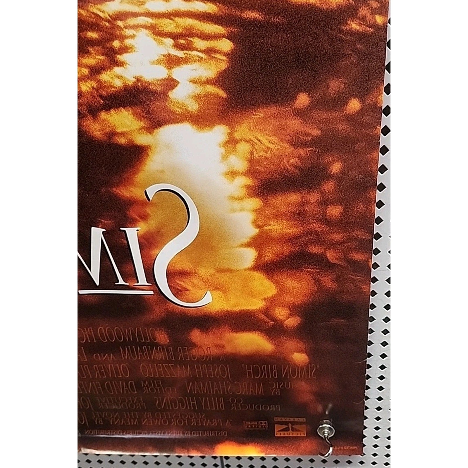 Simon Birch Original Double Sided DS 27x40 Movie Poster Ashley Judd Jim Carrey