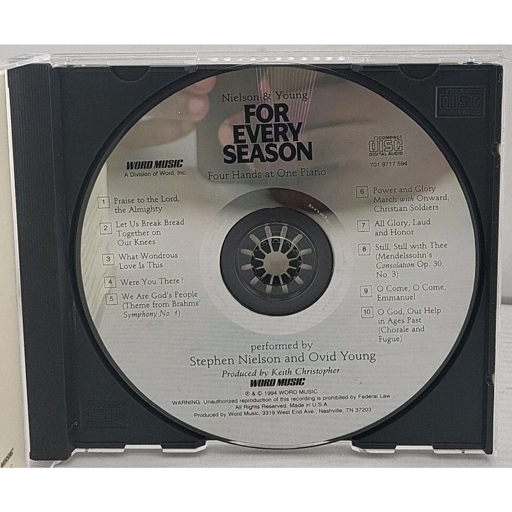 Nielson & Young - For Every Season (CD, 1994) Four Hands at One Piano