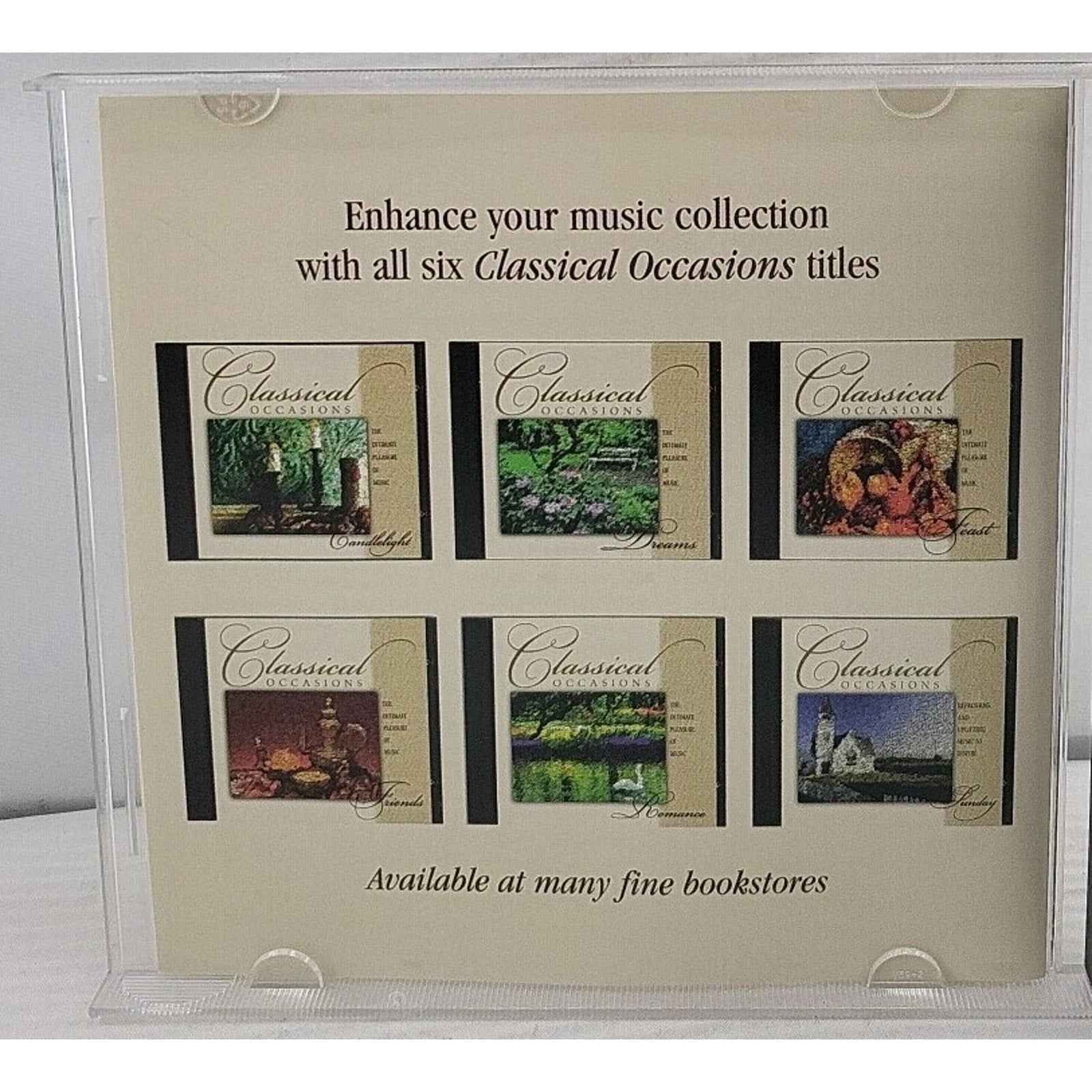 Classical Occasions Friends CD Delightful Music for Entertaining