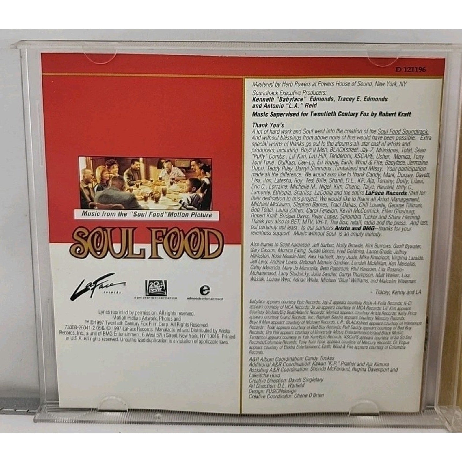 Soul Food: Music from the "Soul Food" Motion Picture - Original Soundtrack CD