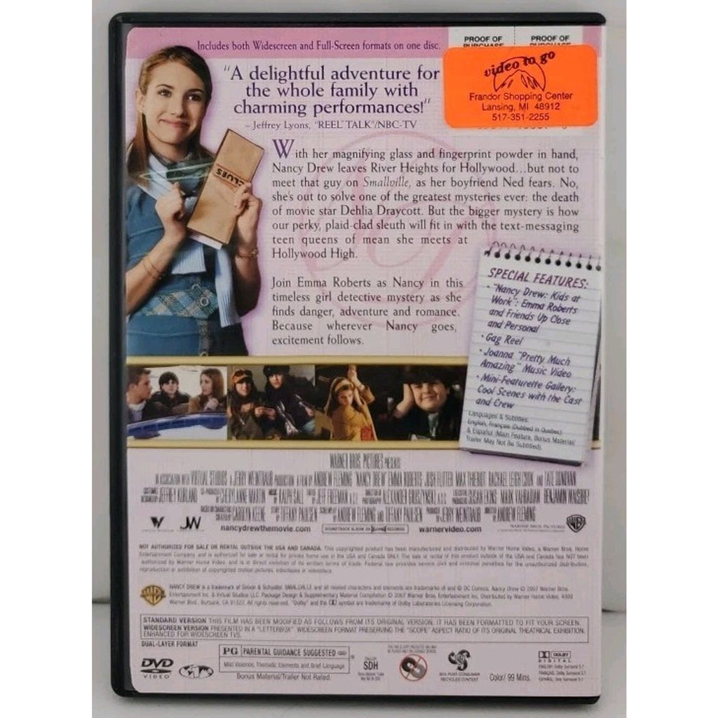 Nancy Drew (DVD, 2007)
