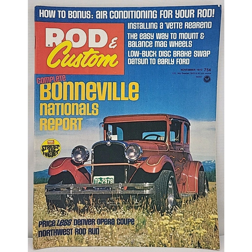 Rod & Custom Magazine - November 1972 - Vol. 19 No. 11
