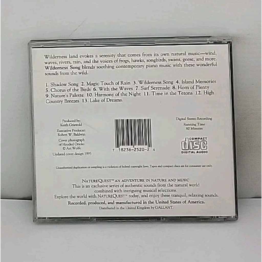 NatureQuest - Wilderness Song [CD 1994] An Adventure In Nature And Music