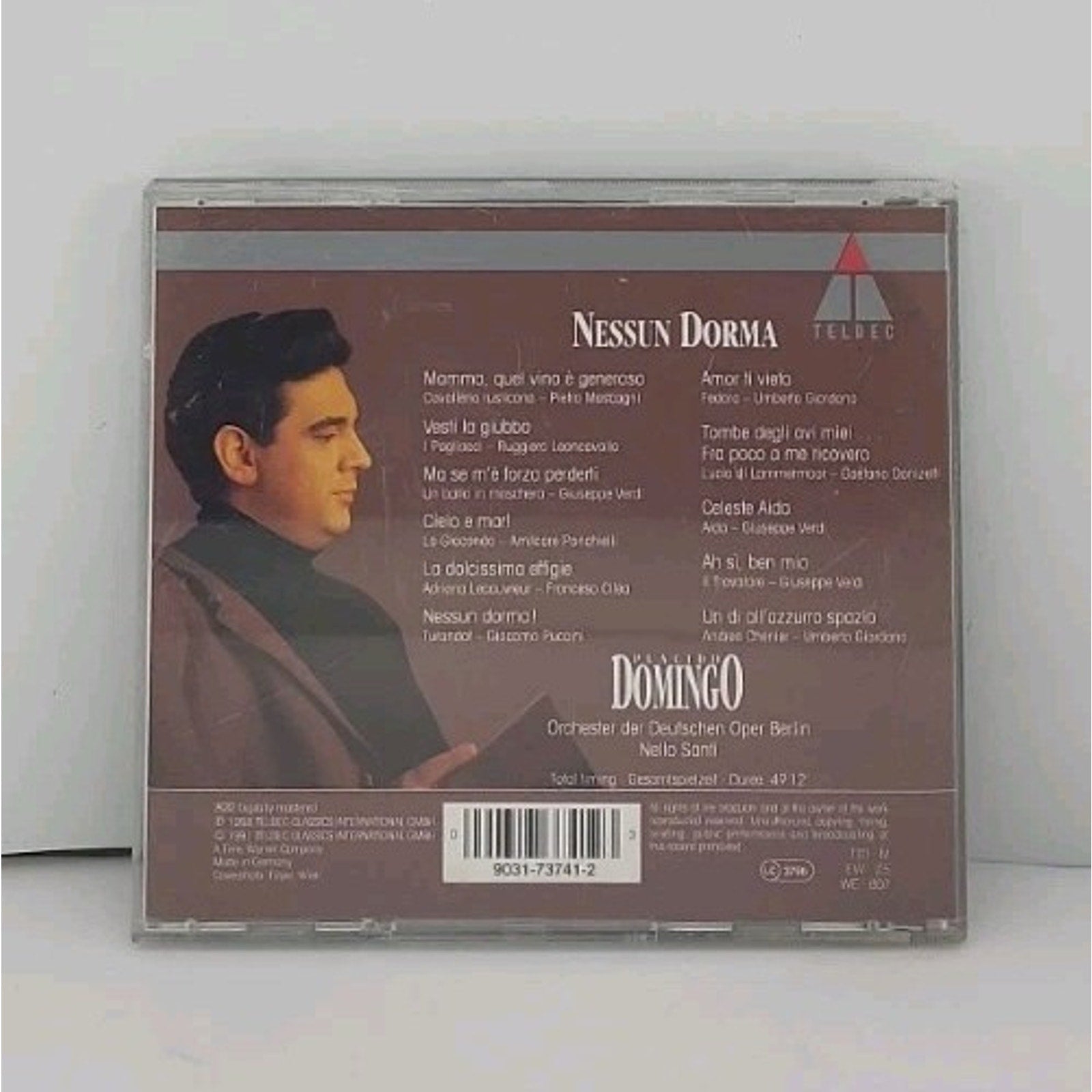 Placido Domingo – Nessun Dorma CD 1990 Classical Opera TELDEC