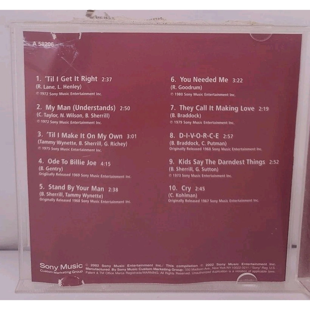 Winners by Tammy Wynette (CD, 2003)