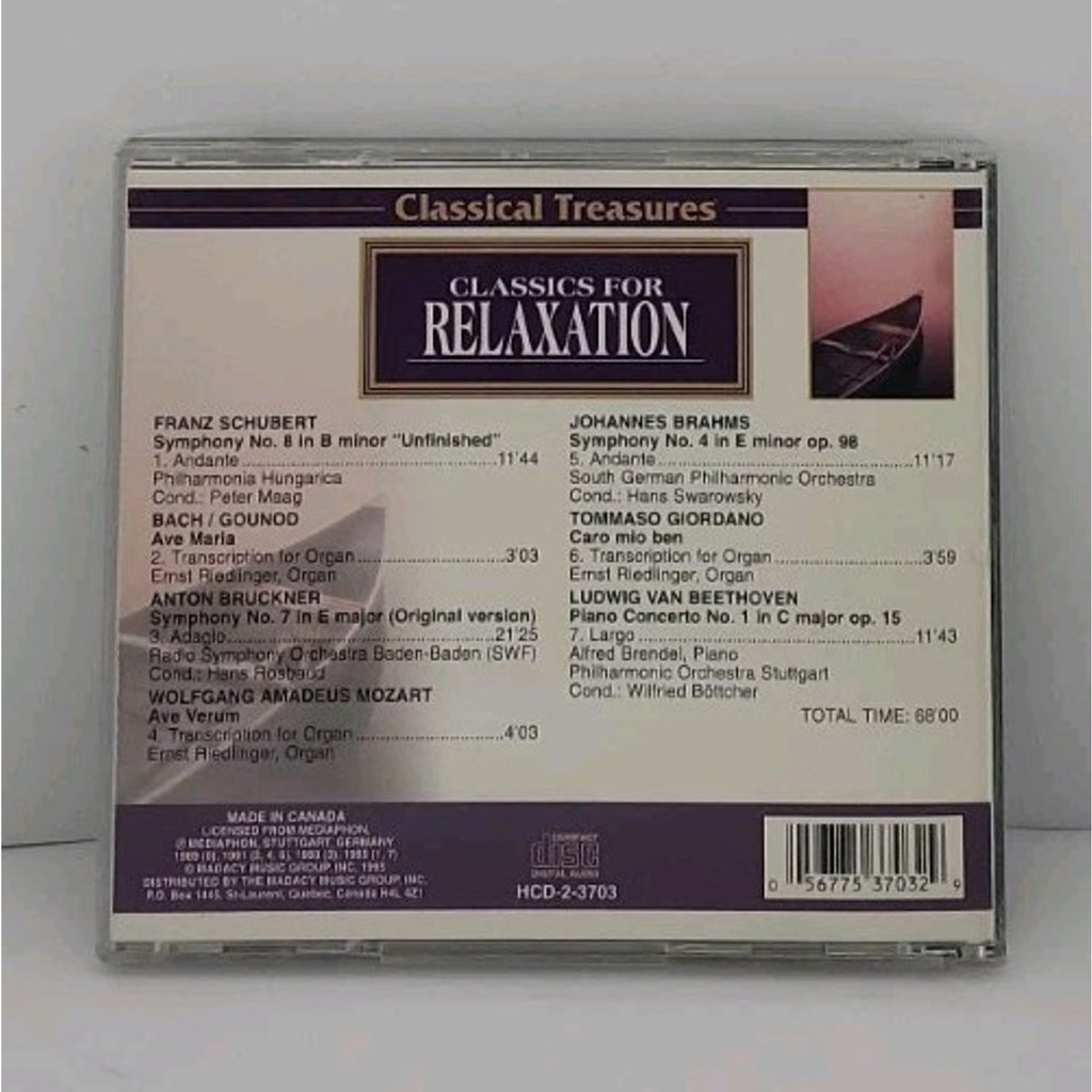 Classics for Relaxation by Various (CD, 1997)