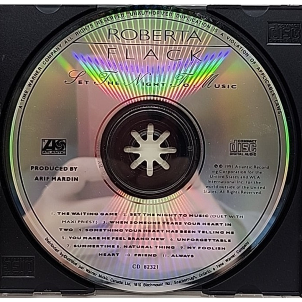 Set the Night to Music by Roberta Flack (CD, 1991)