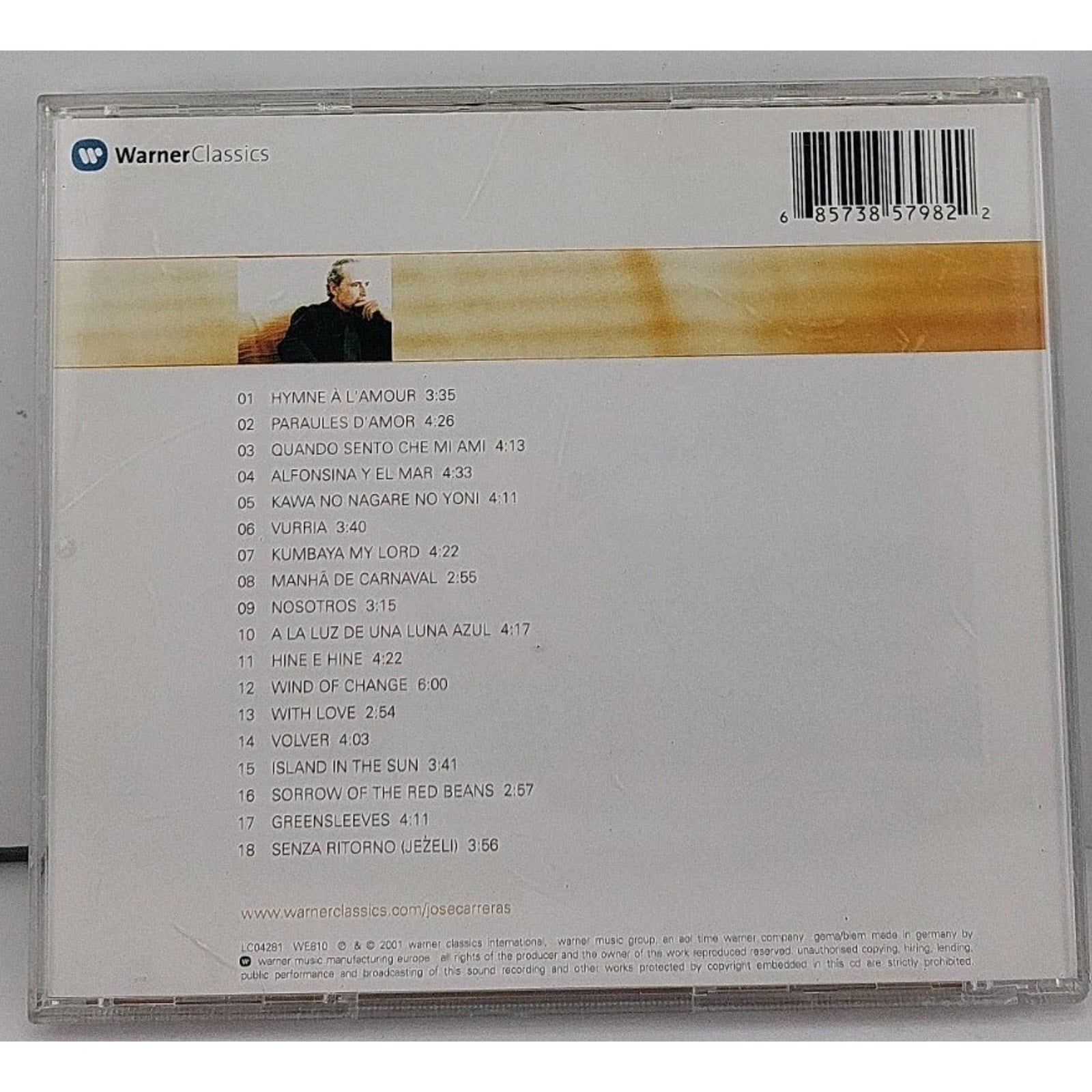 Around the World by Jose Carreras (CD, 2001)