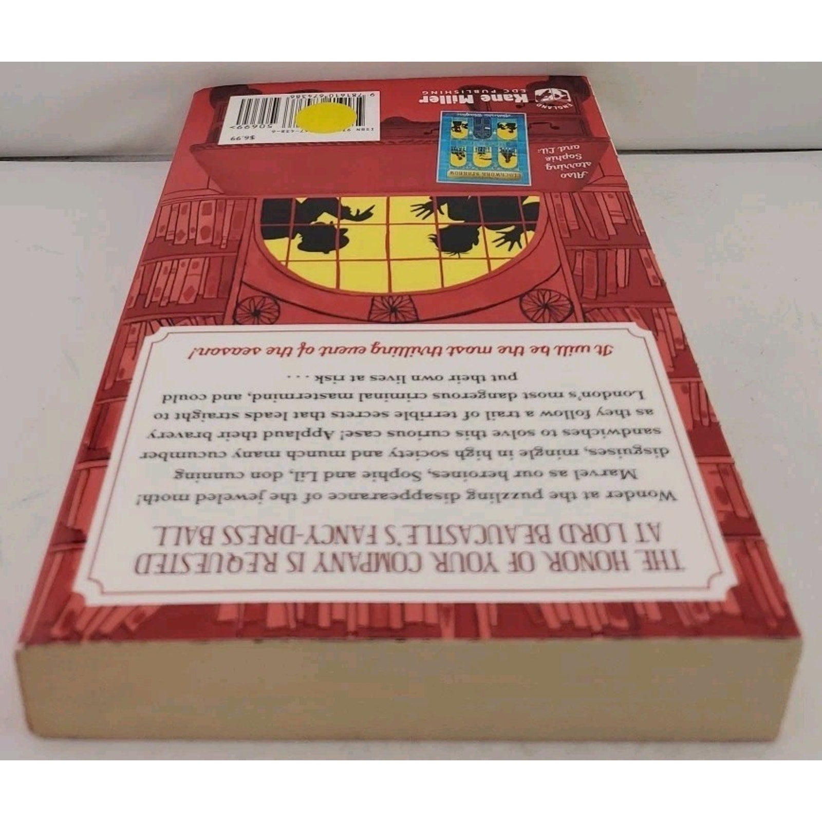 Mystery of the Jeweled Moth by Katherine Woodfine (2017, Trade Paperback)