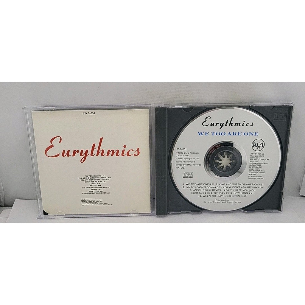 Eurythmics We Too Are One CD