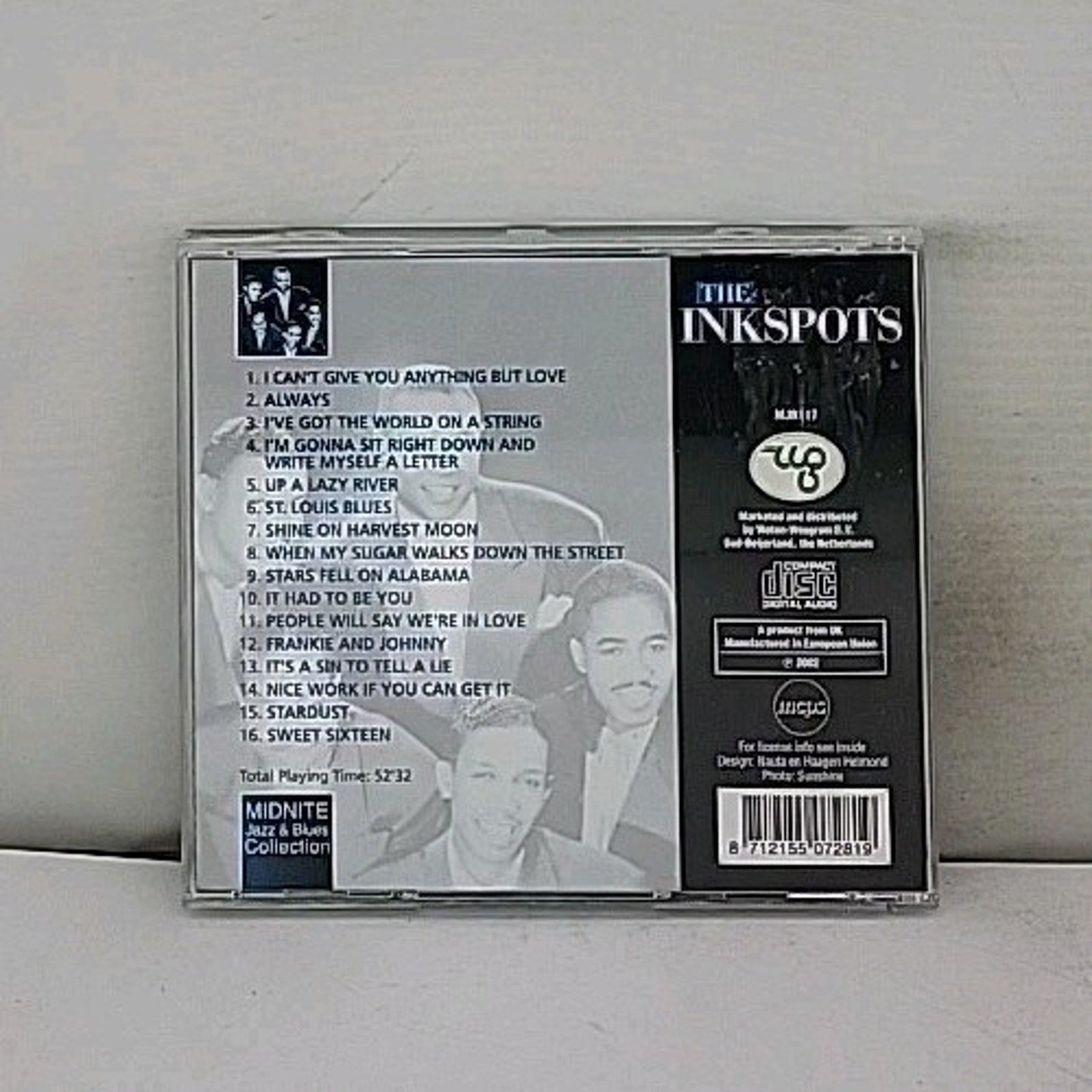 The Ink Spots Stardust Midinite Jazz Blues Collection CD 2002