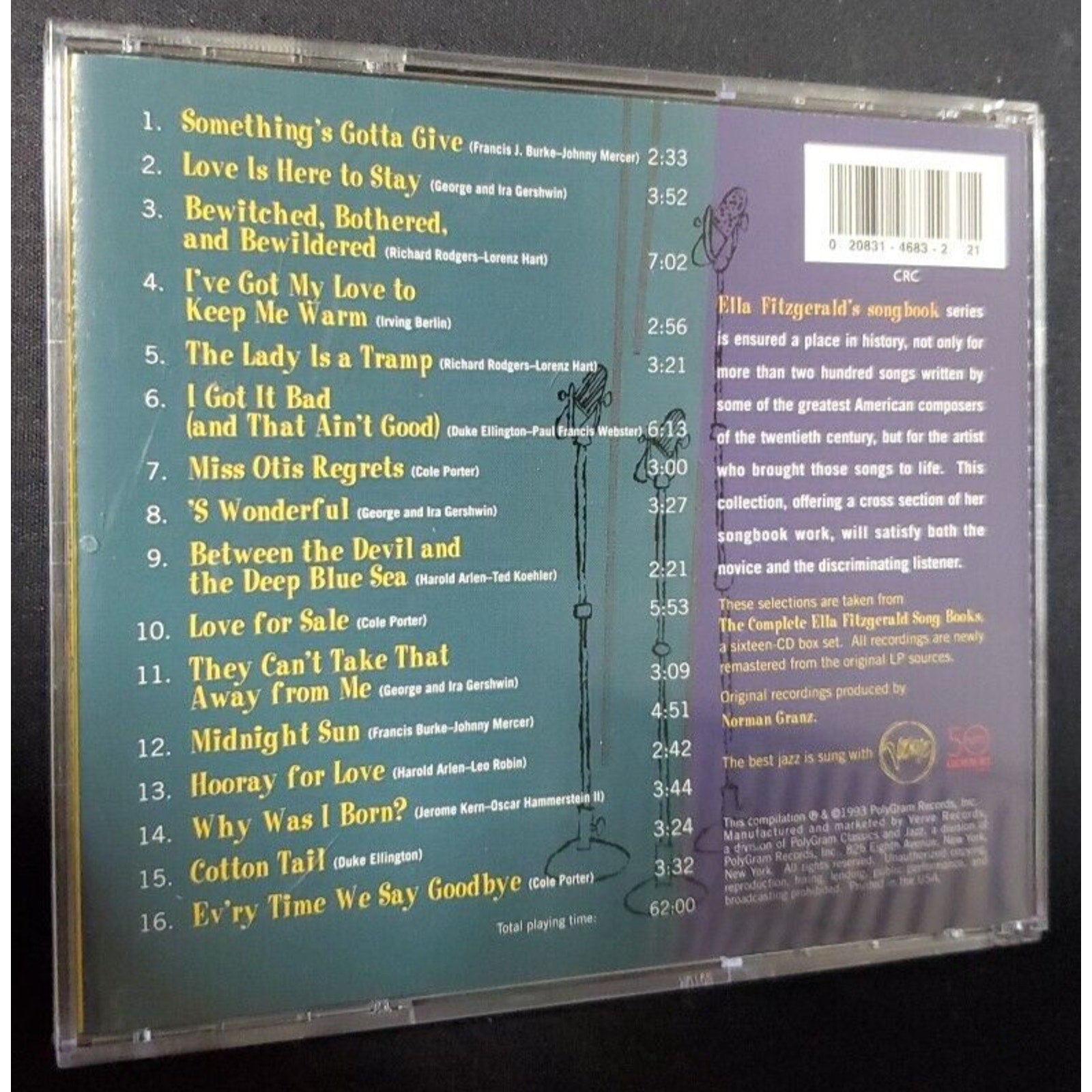 Ella Fitzgerald - The Best Of The Song Books - CD