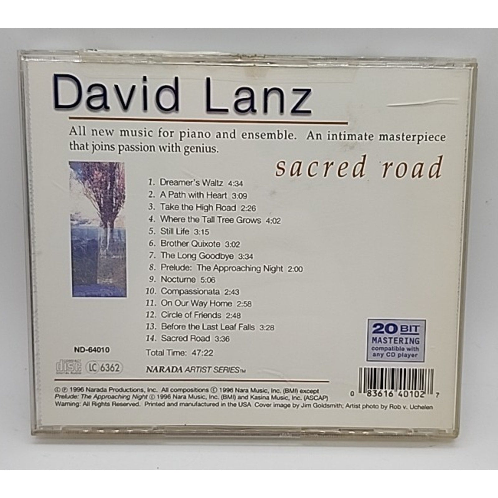 Sacred Road by David Lanz (CD, 1996)