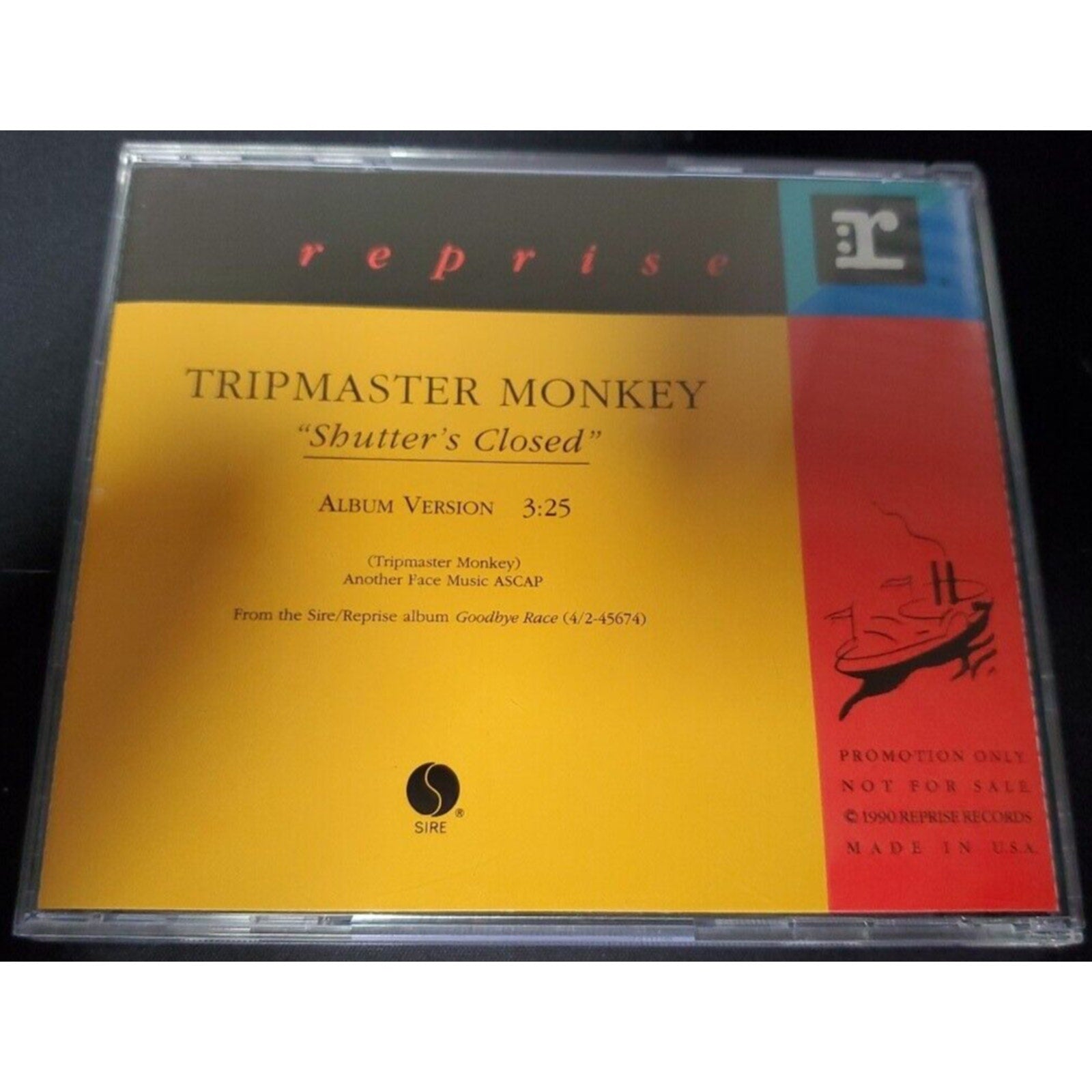 Tripmaster Monkey - Shutters Closed Promotional ONLY CD