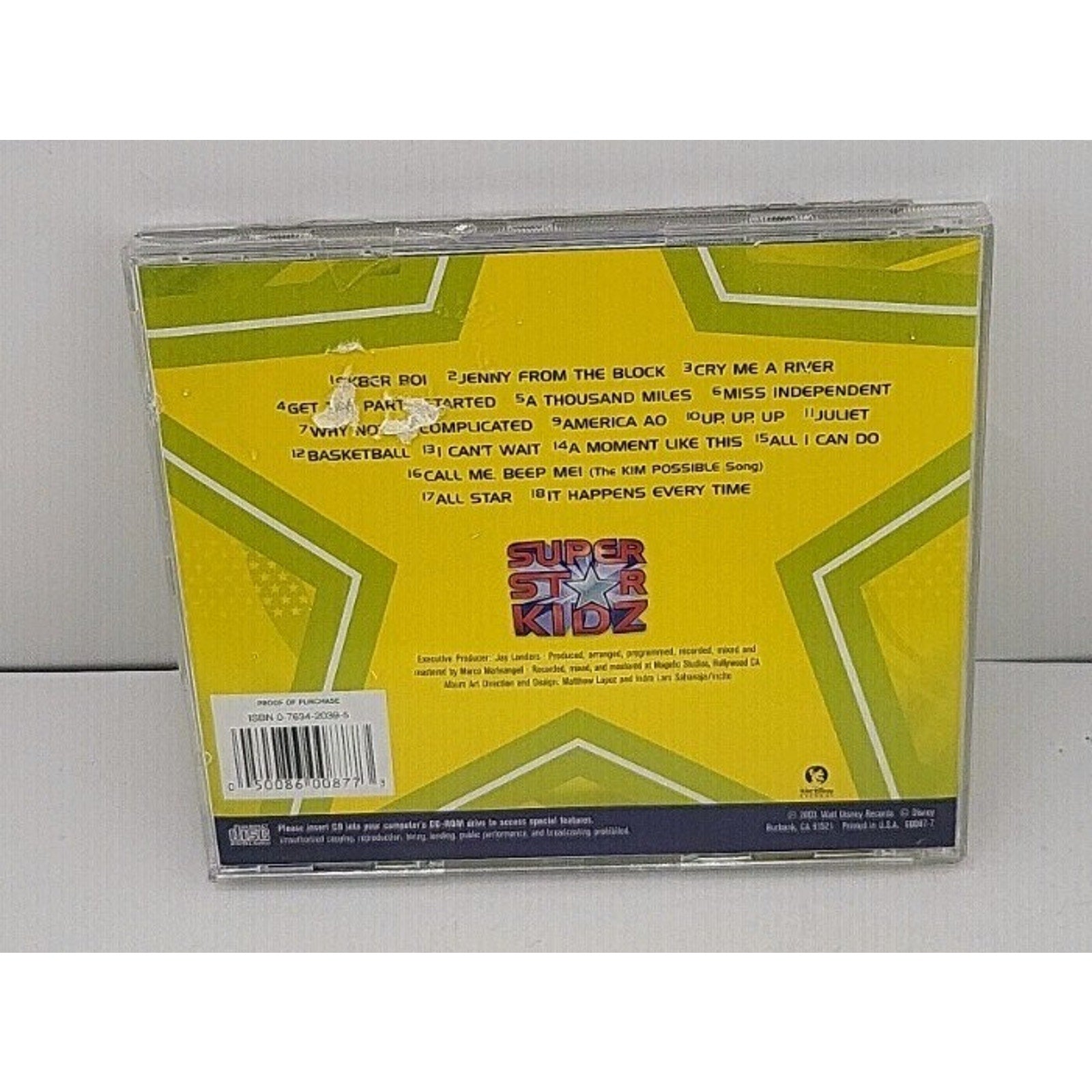 Superstar Kidz by Disney (CD, 2003)