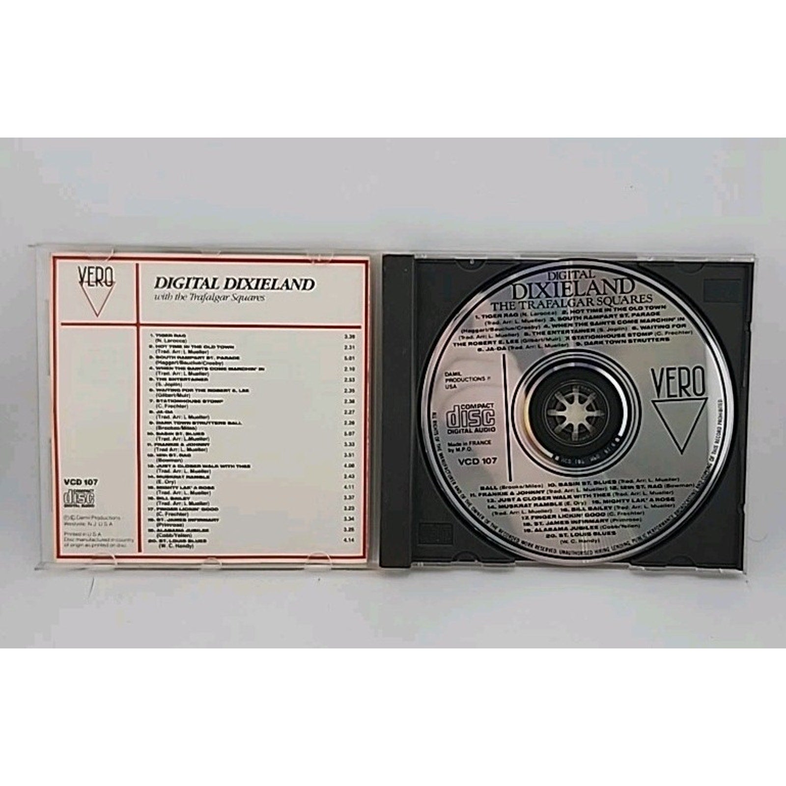 Digital Dixieland With The Trafalgar Squares (CD, Self Titled, Vero)