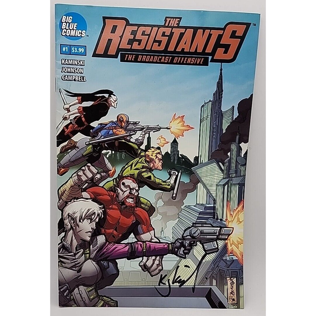Big Blue Comics The Resistants: The Broadcast Offensive #1