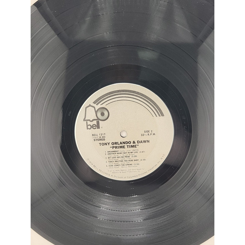 Tony Orlando and Dawn Prime Time Vinyl Record Album Bell 1974