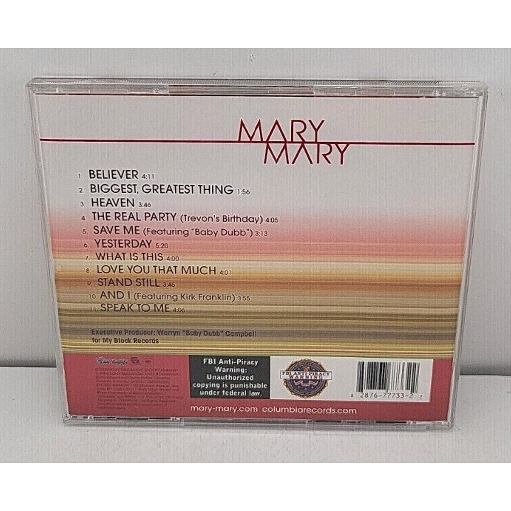 Mary Mary by Mary Mary (CD, Jul-2005, Columbia (USA))