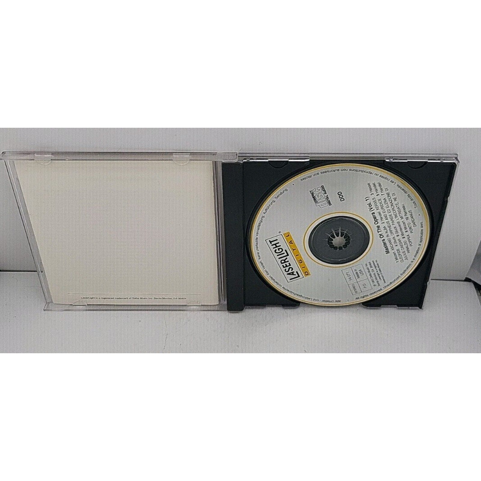 Master Of The Opera Vol. 1 by Various (CD, 1993)