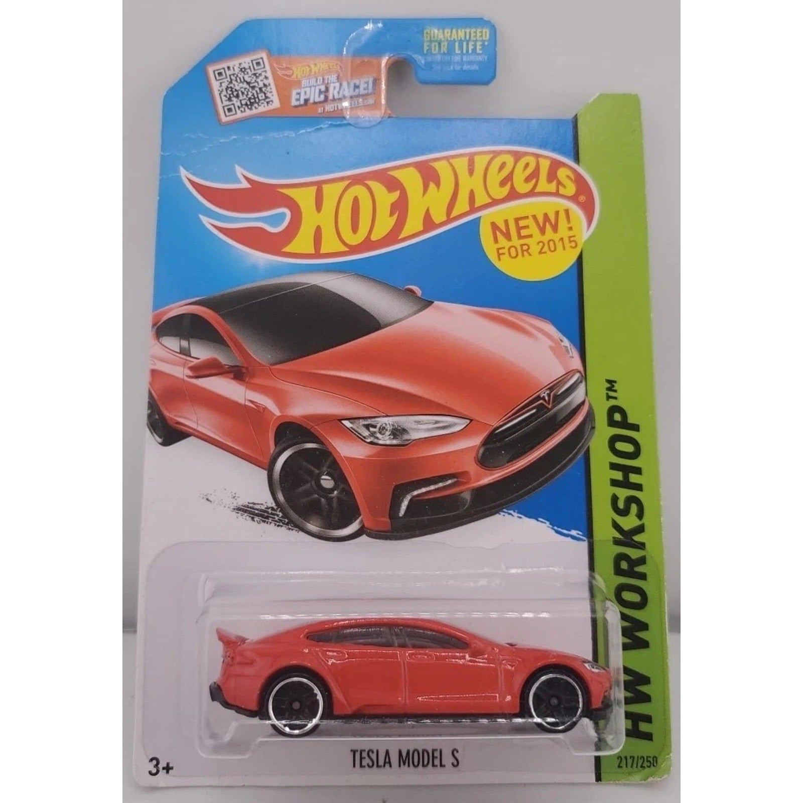 Hot Wheels HW Workshop Tesla Model S Red
