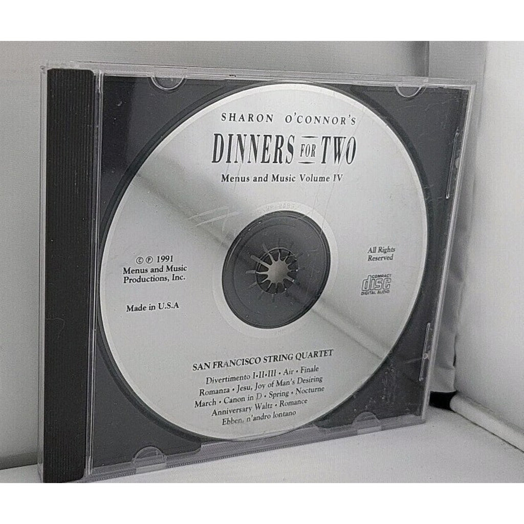 Sharon O'connor's Dinners For Two Menus And Music Vol. IV CD