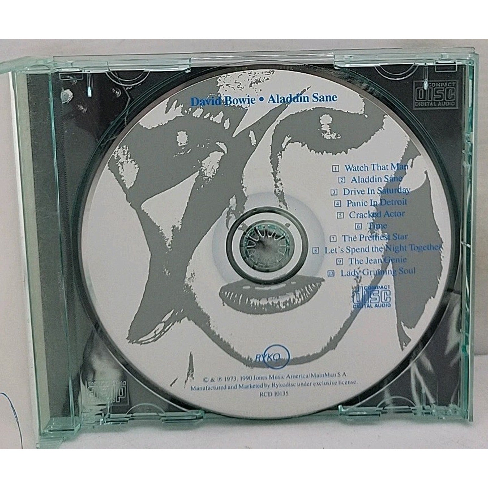 Aladdin Sane by David Bowie (CD, Rykodisc USA)
