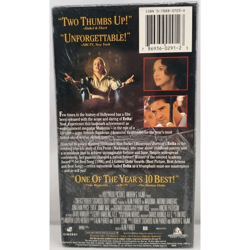 Evita (VHS, 1997) *Brand New*