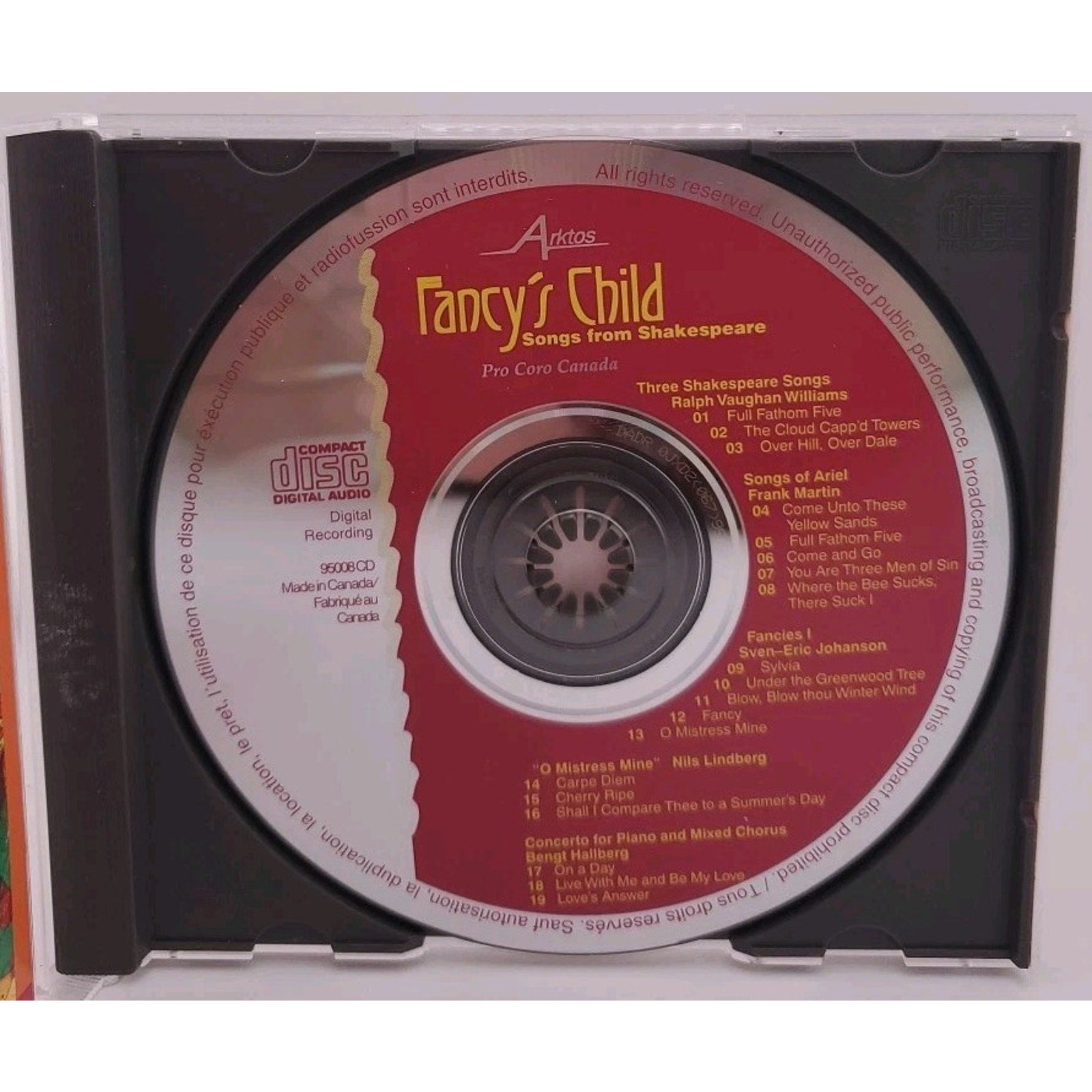Fancy's Child Songs From Shakespeare (CD)