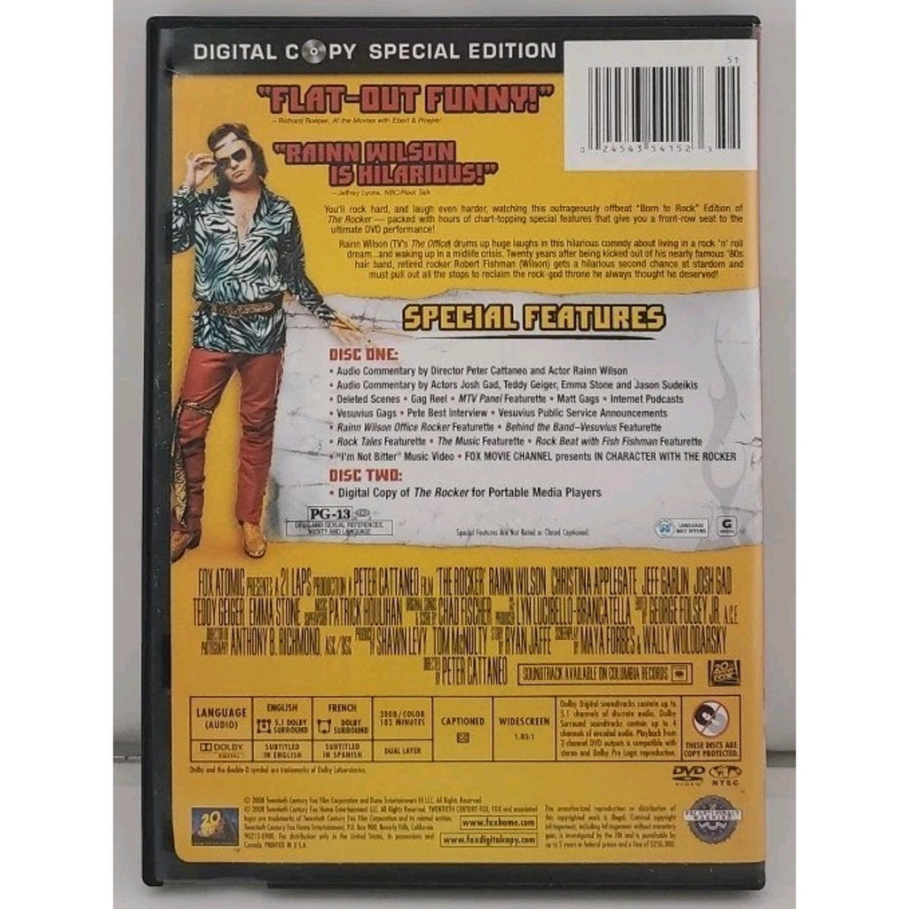 The Rocker (DVD, 2008, Widescreen)