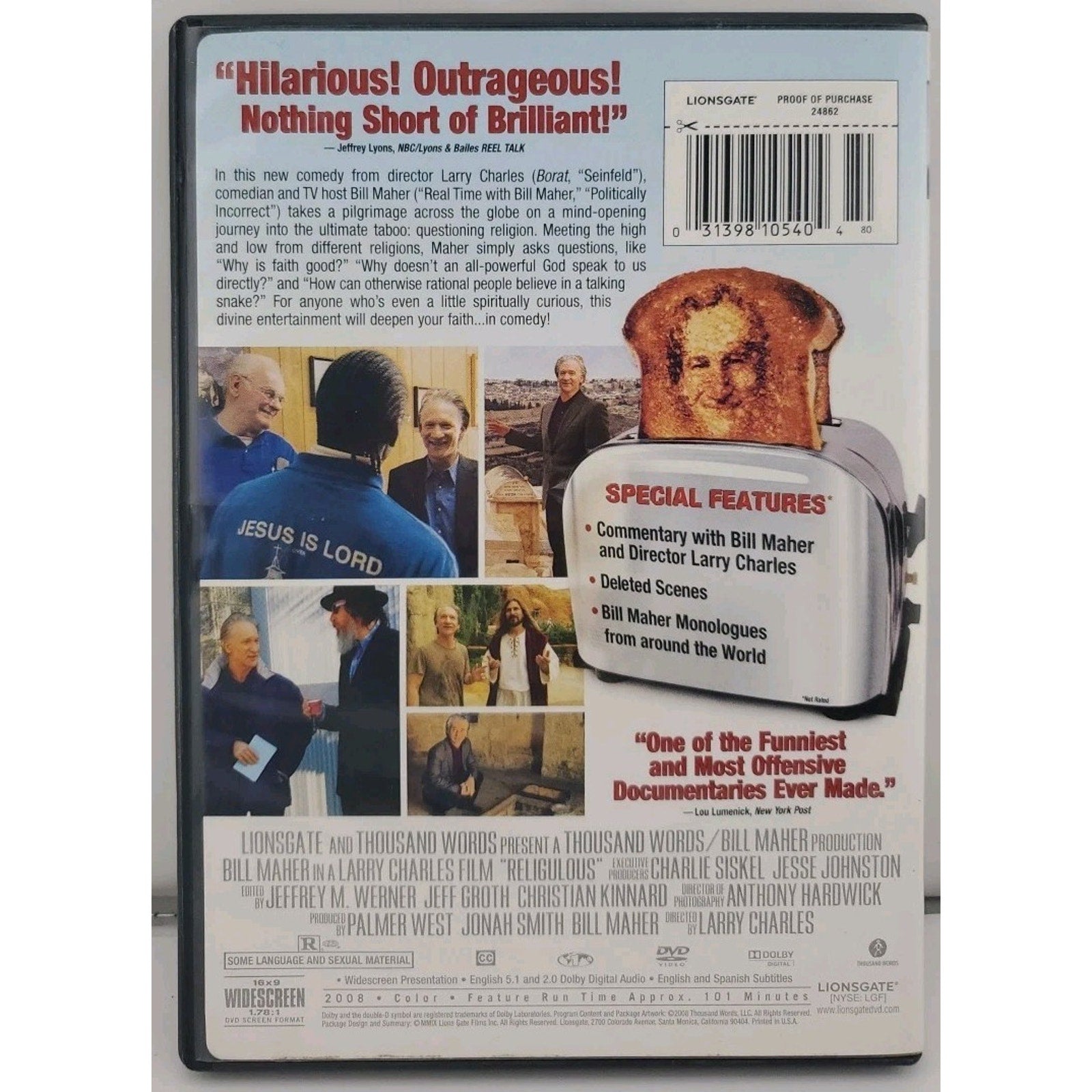 Religulous (DVD, 2008)