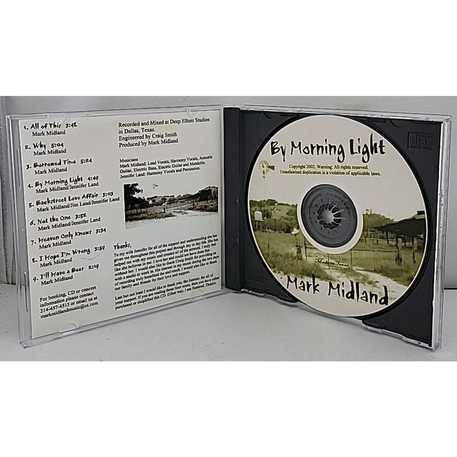 By Morning Light - Mark Midland CD