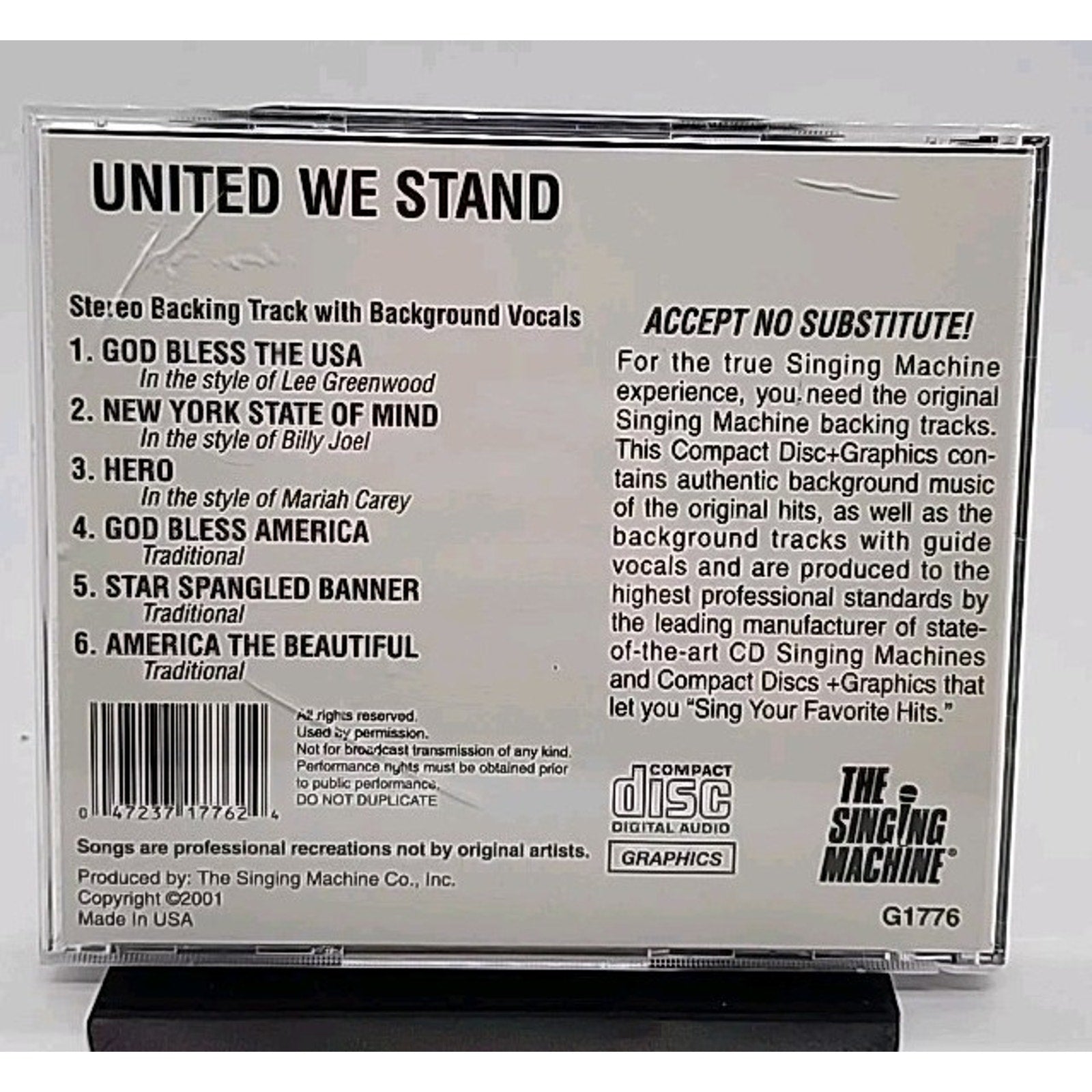 Karaoke United We Stand (CD)