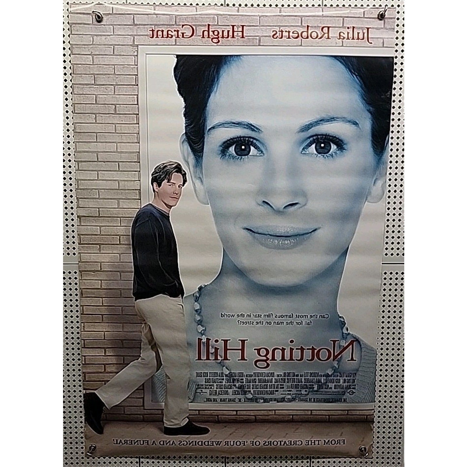 1999 Notting Hill Original US Movie Film Poster, 27x40 D/S, Roberts, Grant